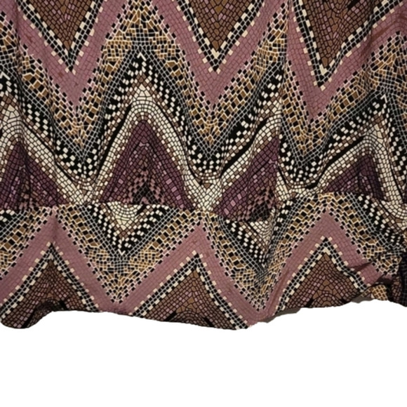 Love Tease Purple and Brown Blouse Small Pre-owned - Picture 3 of 7